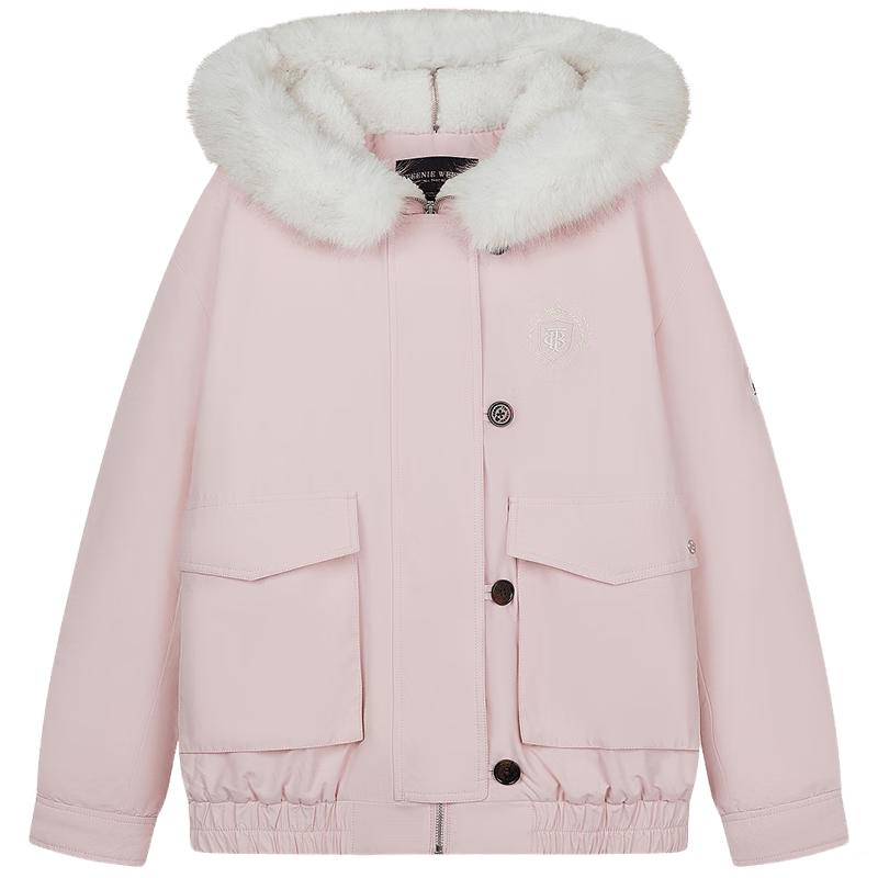 

Teenie Weenie Women s Simple Hooded Padded Jacket M