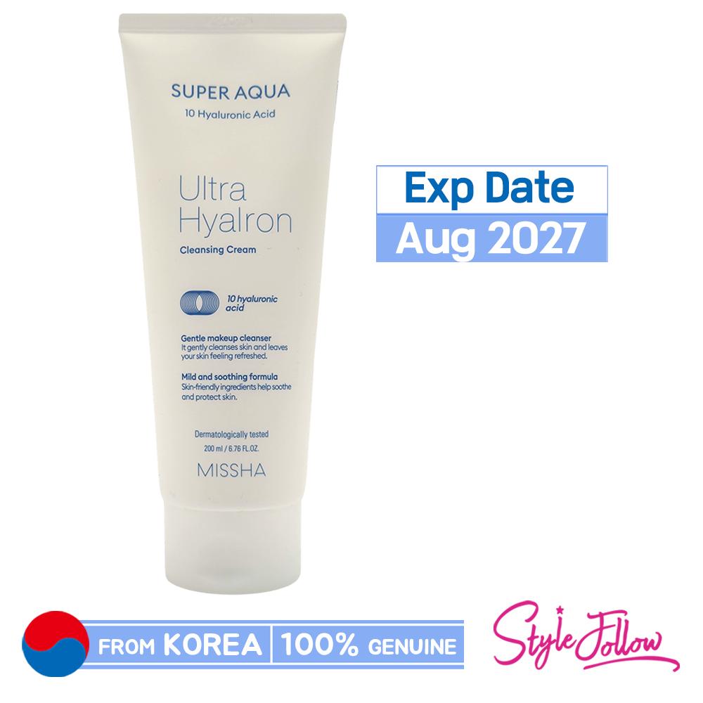 MISSHA Super Aqua Ultra Hyalon Cleansing Cream 200ml