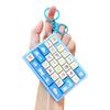 Animals 26 Keys Keyboard Keychain Mini Stress Relief Fidget Toy  Office Use