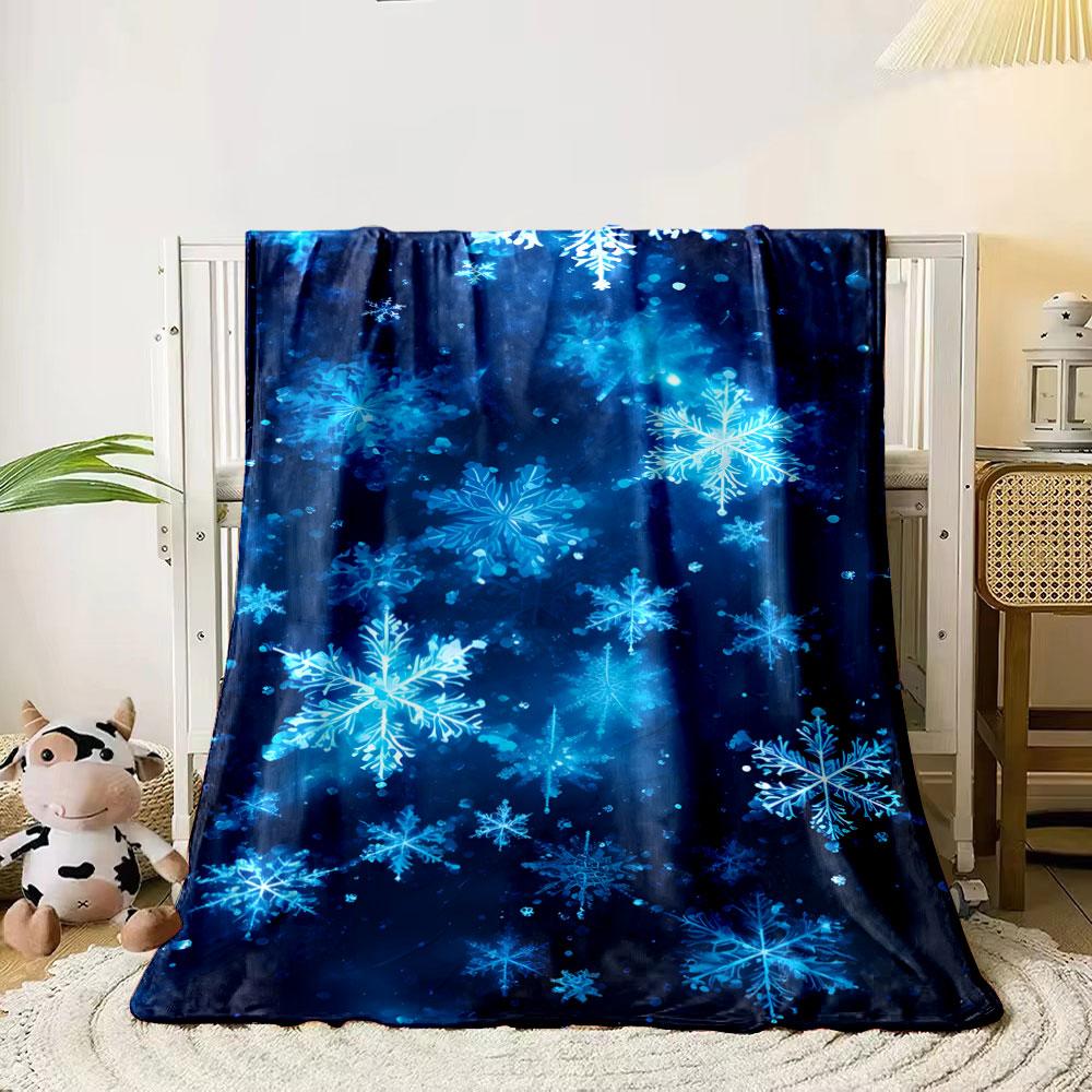 Robots and animals coexist amidst nature, surrounded by butterflies. for all seasons blanket lunch break throw gift 80cm x 120cm