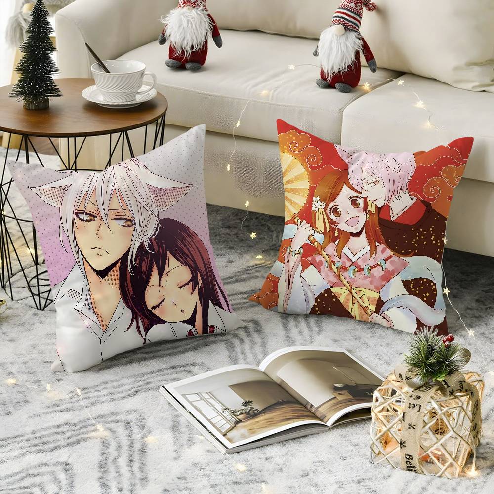 Love Anime K-Kamisama HajimemashitaS Pillow Case Soft Plush Fabric Double Sided Print Decorative Home Living Room Gift Cushion