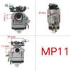 11mm Chainsaw Brush Cutter Carburetor For Walbro WYJ-138WYK-186 26cc 33cc 1E34F 1E36F TL23 TL26 TU26 2 Stroke Lawn Mower Engine