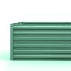 Raised Beds for Garden, Galvanised Steel Outdoor Planters with Multi-reinforced Rods, 180 x 90 x 59 cm, Light Green