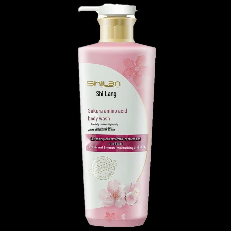 Shilang Cherry Blossom Amino Acid Moisturizing Shower Gel