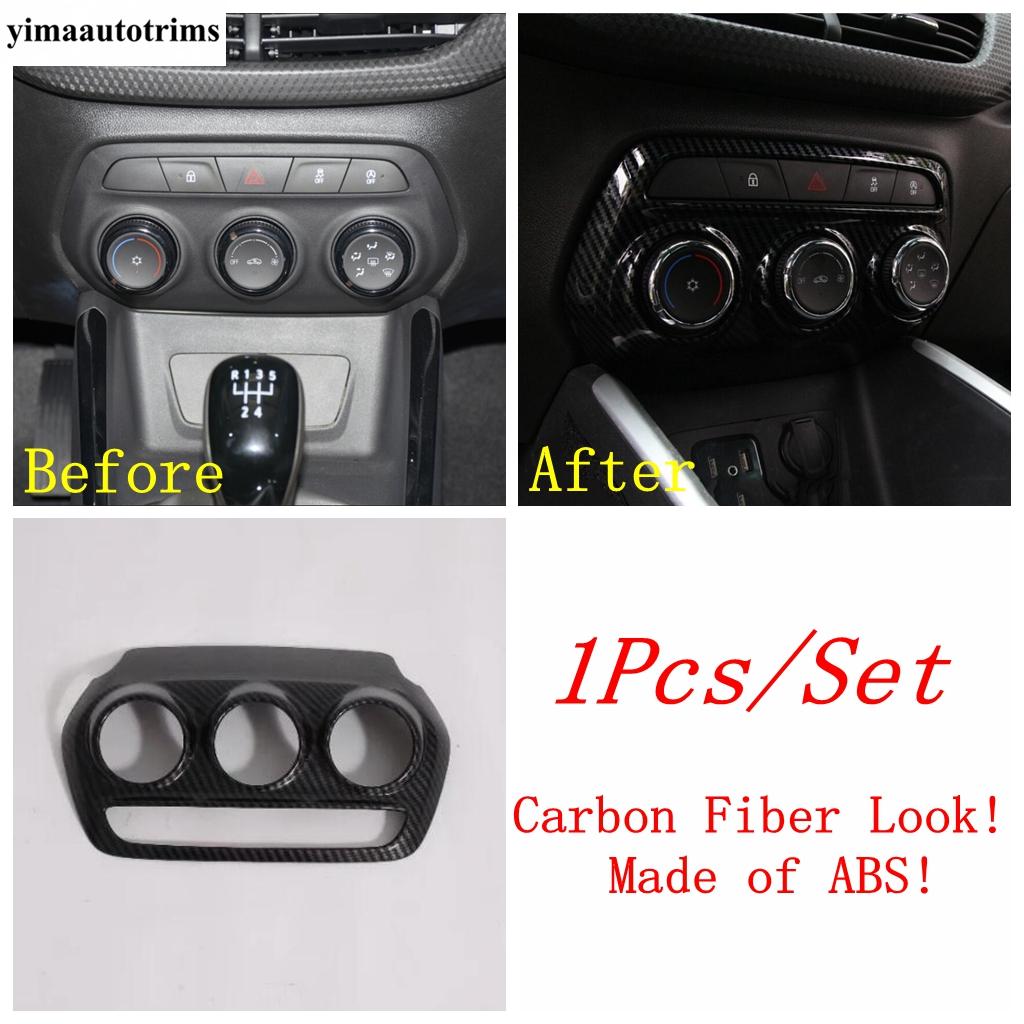 Carbon Fiber Gear Shift Panel / Window Lift / Steering Wheel / AC Air Outlet Cover Trim For Chevrolet Cavalier ONIX  - 2024