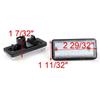 Per Toyota Land Cruiser J120 J200 Reiz Mark X 04-09 Lexus LX470 GX470 LX570 Bianco Xenon 18 LED SMD Lampada Luce Targa