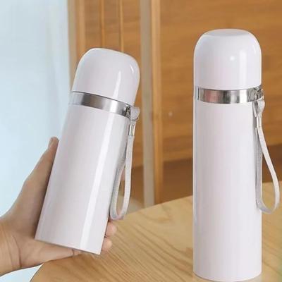 Tazza Termica Dritto Vuoto Isolato Acciaio Inossidabile Sublimazione Vuota con Tappo Borracce Tumbler Tazze da Caffè Tazze Portatile