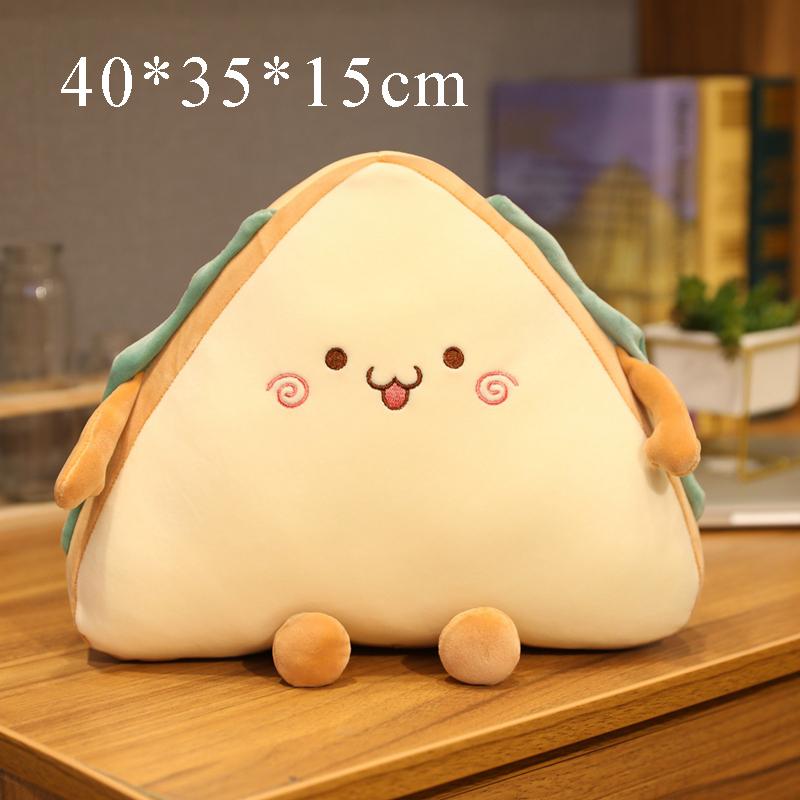 1pc 30/40CM Simulation Sandwich Pillow Plush Toys Kawaii Stuffed Soft Cake Sofa Cushion Dolls Creative Toys for Children Baby
