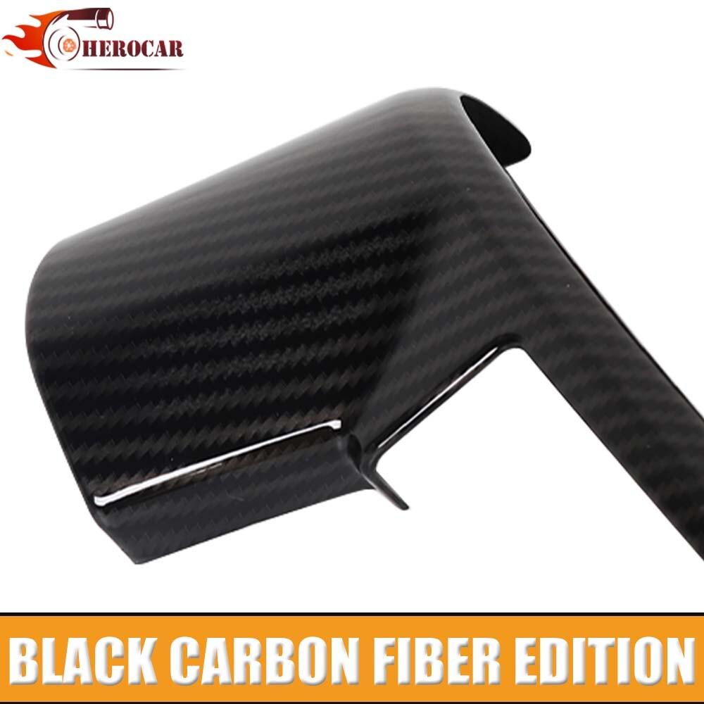 For Ford F150 Raptor 2009-2014 Center Steering Wheel Panel Cover Carbon Fiber