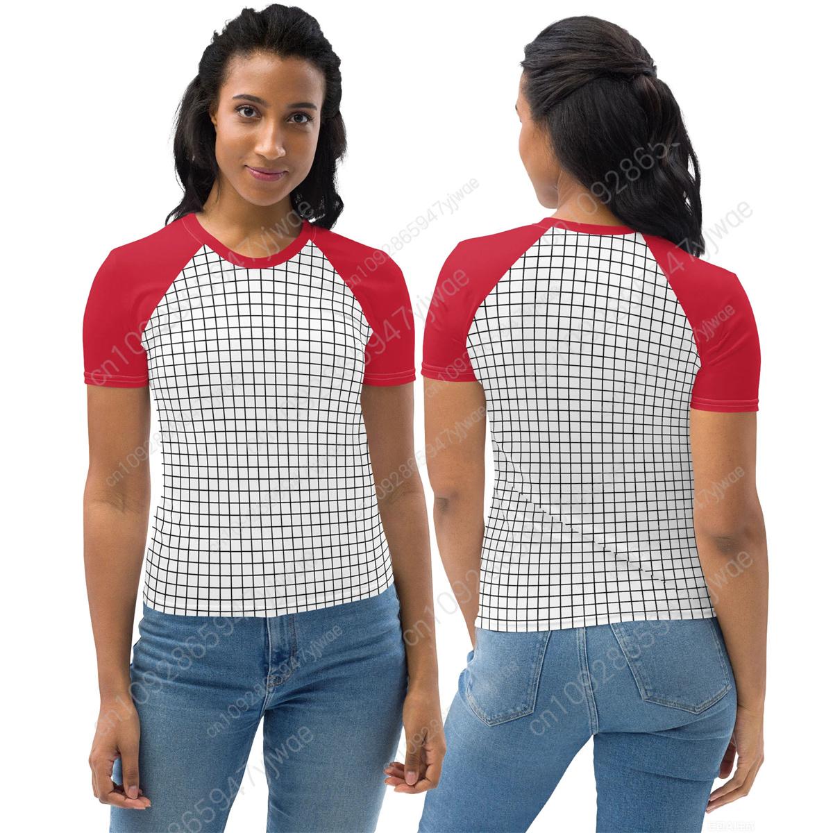 Max Striped Women S T-Shirt Mad Max Costume Dress Up Cosplay Fashion O-Neck Short Sleeve Summer Men s And women s T-shirts XXS