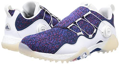 Adidas Golf Women's Code Chaos Boa 21 Golf Shoes, White/Legend Marine/Scarlet, Size 22.5 cm