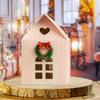 Gift Box Candy Container Xmas Decor House Shaped Paper Snack Case for Present Packaging