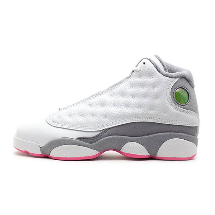 

Кроссовки Air Jordan 13 GS Stealth Pink Kids белые Spark-Pink 439358-101