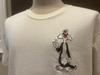 Vintage 90's Sylvester Cat Looney Tunes White T Shirt Size L