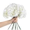 Silk Cloth Fake Flower Ball Dyed Edged Simulation Flowers Chrysanthemum  Valentine's Day Gift