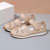 Fashion Ladies Shoes 2025 Brand Closed Toe Women's Sandals Fashion Casual Summer New Plus Size Hollow Out Light Flat Low Heels Zapatos