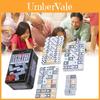 Colorful Dominoes Set With Dual Six And Dual Twelve Designs For Fun Family Game Nights