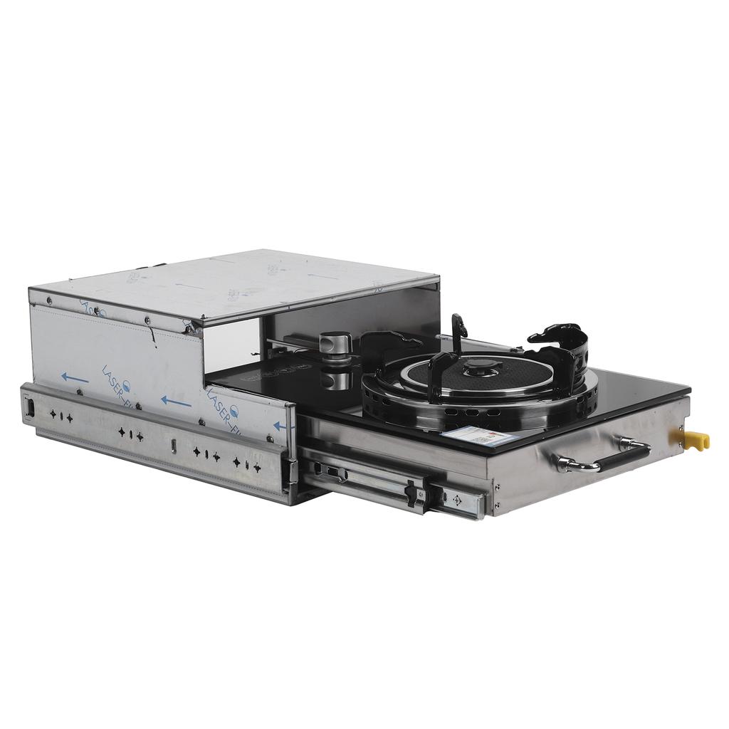 RV Burner Cooking Gas Stove Stretchable Outdoor Small Cooktop High Hardness Stainless Steel for RV C