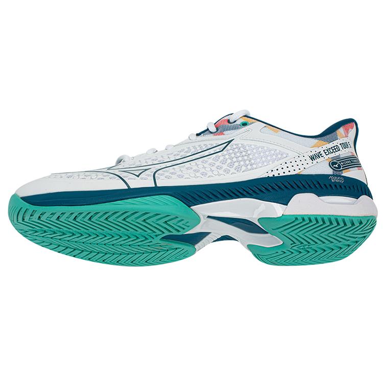 Mizuno Wave Exceed Tour 5 Abrasion Resistant Abrasion Resistant Low Top Training Shoes Unisex White Blue 61GA227030