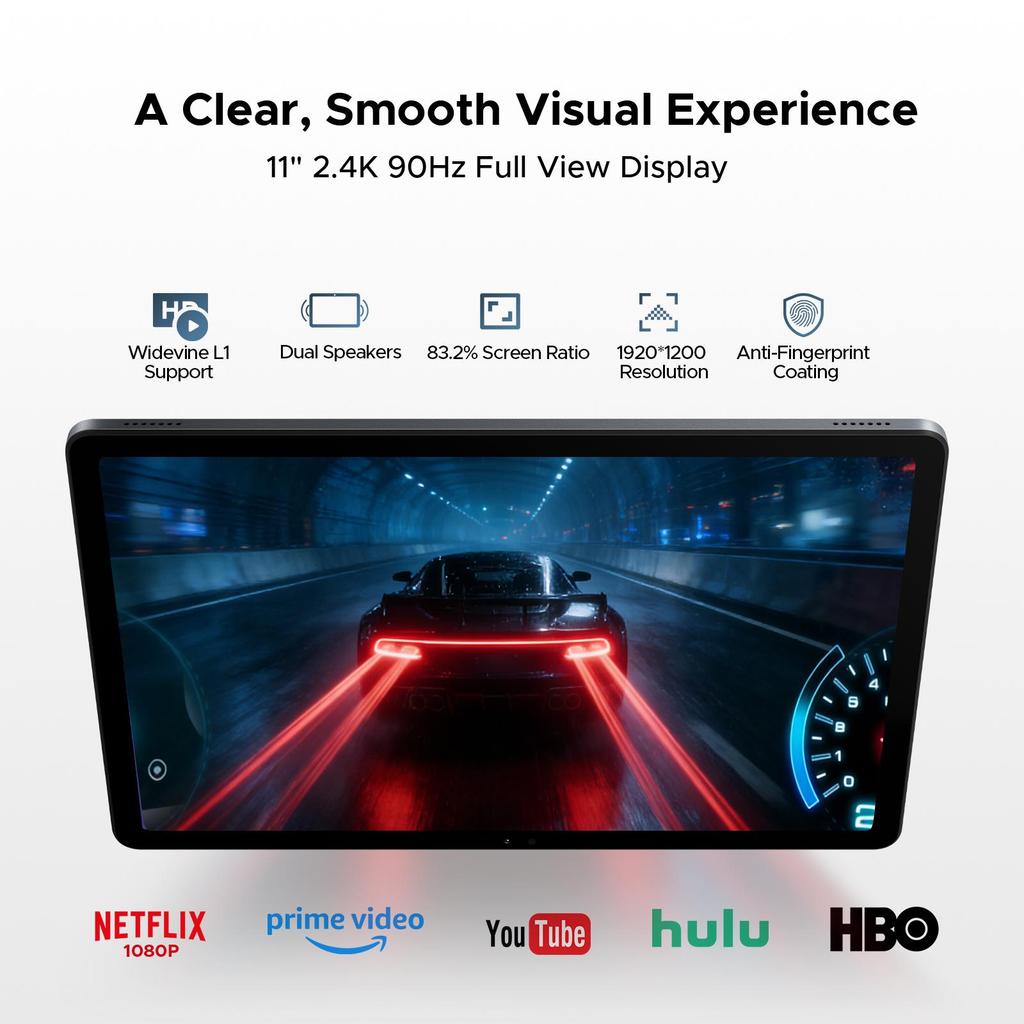 Tableta AP11 Pro Android 16, 11 inch, 48GB+128GB, 2.4K 90Hz, Octa-Core, 8800mAh, 5G WIFI, Căști, Tabletă cu Tastatură, Stilou, Mouse