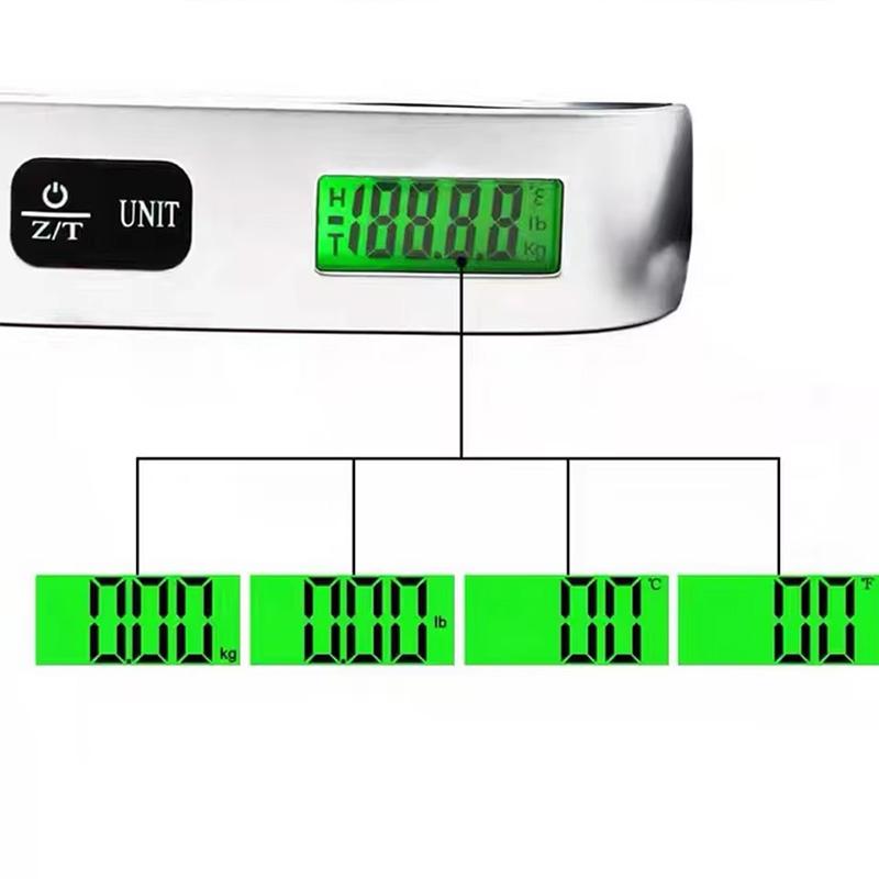 Digital Display Suitcase Travel Baggage Bag Weighing Tools Portable Hanging Scale Electronic Hand Luggage Scale