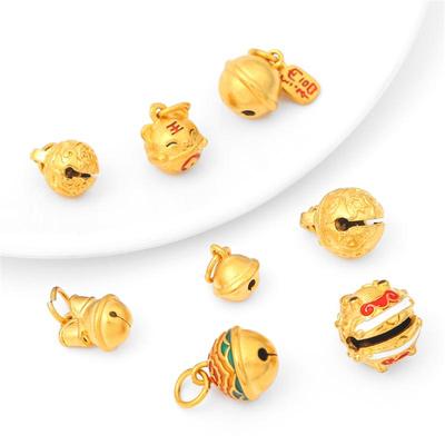 1Pc Enamel Color Sand Gold Copper Gold-plated Pendant For DIY Necklace Bracelet Earrings Jewelry Making Craft Accessories