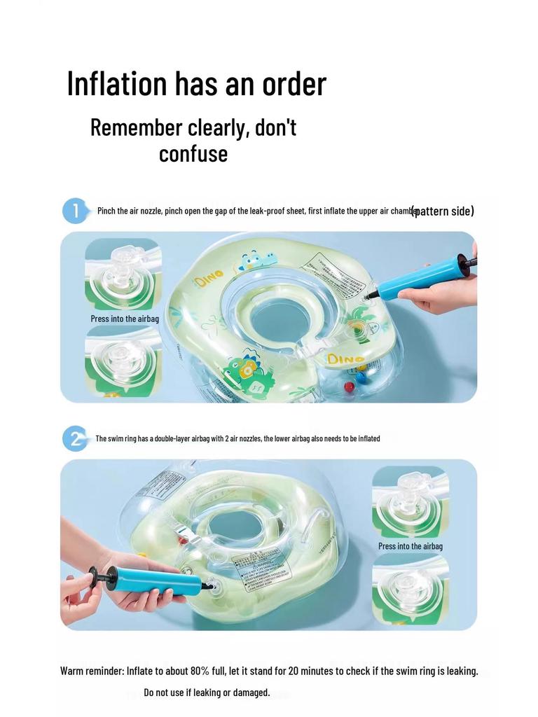 Infant Neck Swimming Ring for Ages 0-2 Years