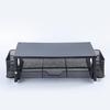 Computer Monitor Stand with Ventilation Drawer and Side Storage Metal Screen Stand Laptop Stand with Drawer Pen Cup