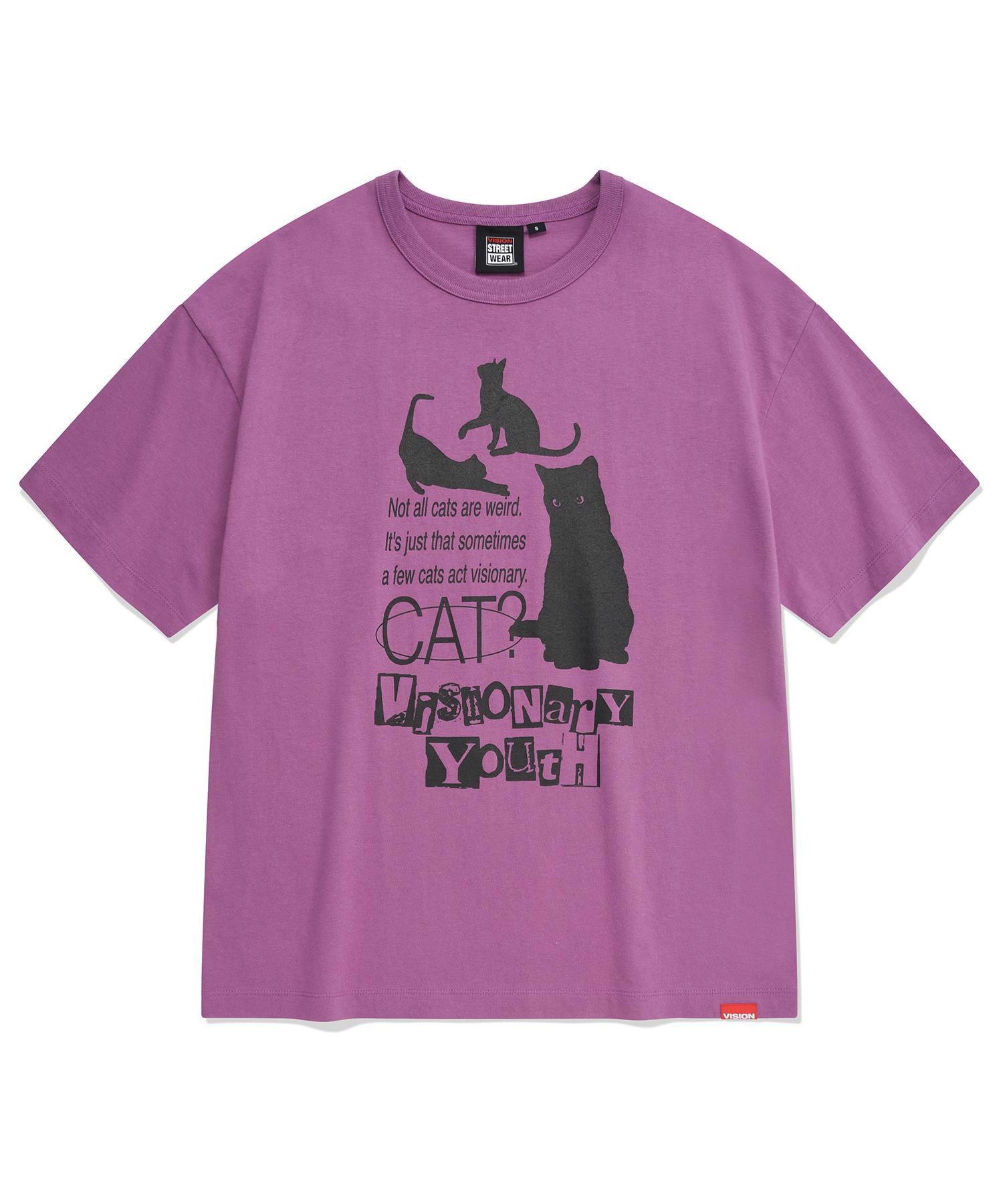 Vision Streetwear Vsw Cat T-Shirts Dark Purple L