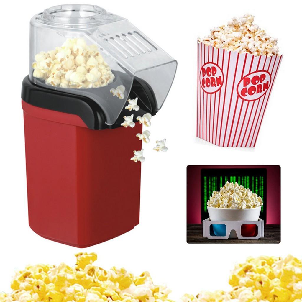 1200W Domowy Prażak do Kukurydzy 110V / 220V Elektryczny Aparat do Popcornu Mini Domowy Automatyczny Maszyna Kuchenna do Prażenia Popcornu Gorącym Powietrzem