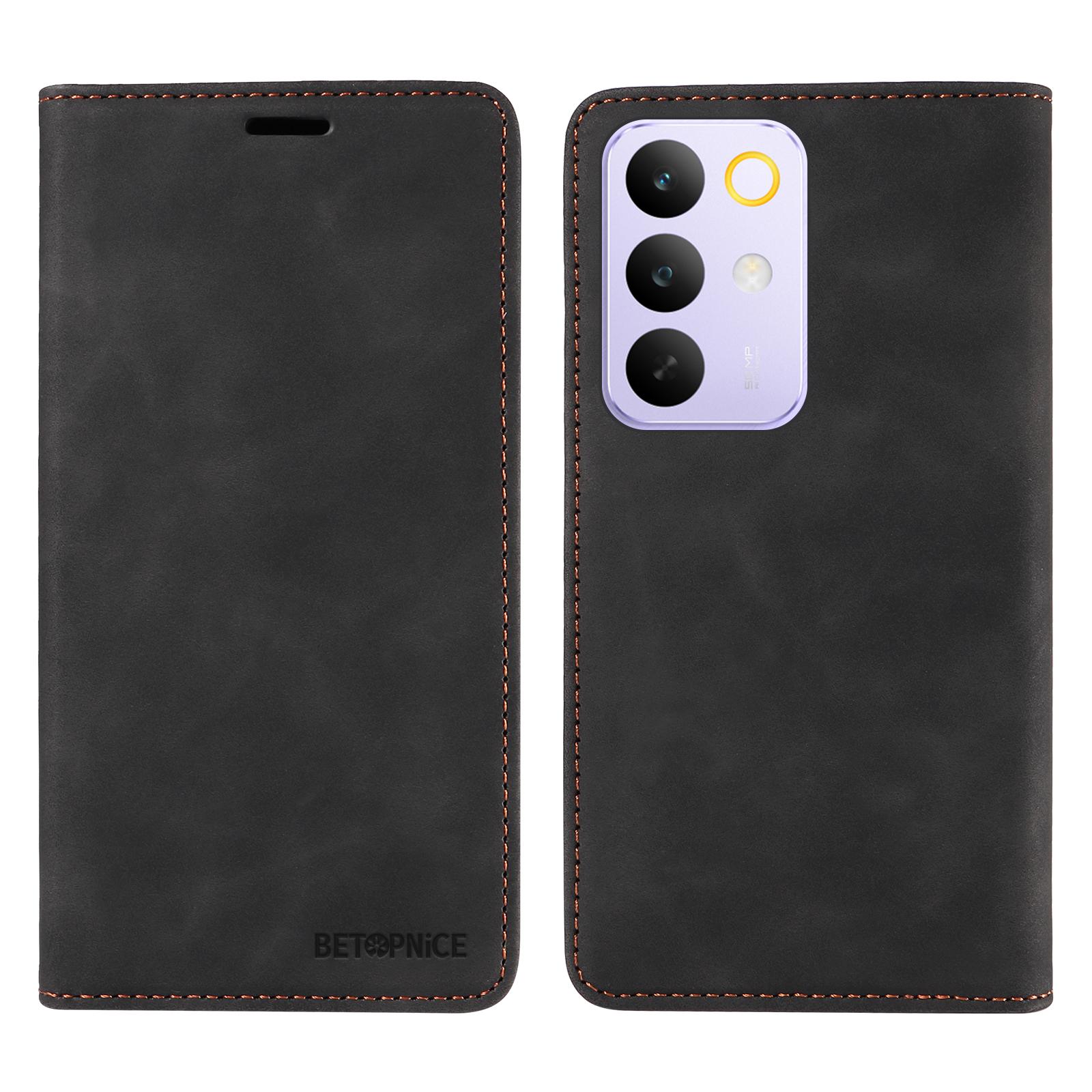 

For Realme C85 Pro 4G Case BETOPNICE Magnetic Closure RFID Blocking Wallet Stand Leather Phone Cover
