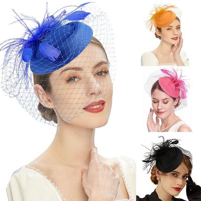 Chic Wedding Hats Fascinators Embellished Headbands for Women’s Stylish and Sophisticated Look XLM01