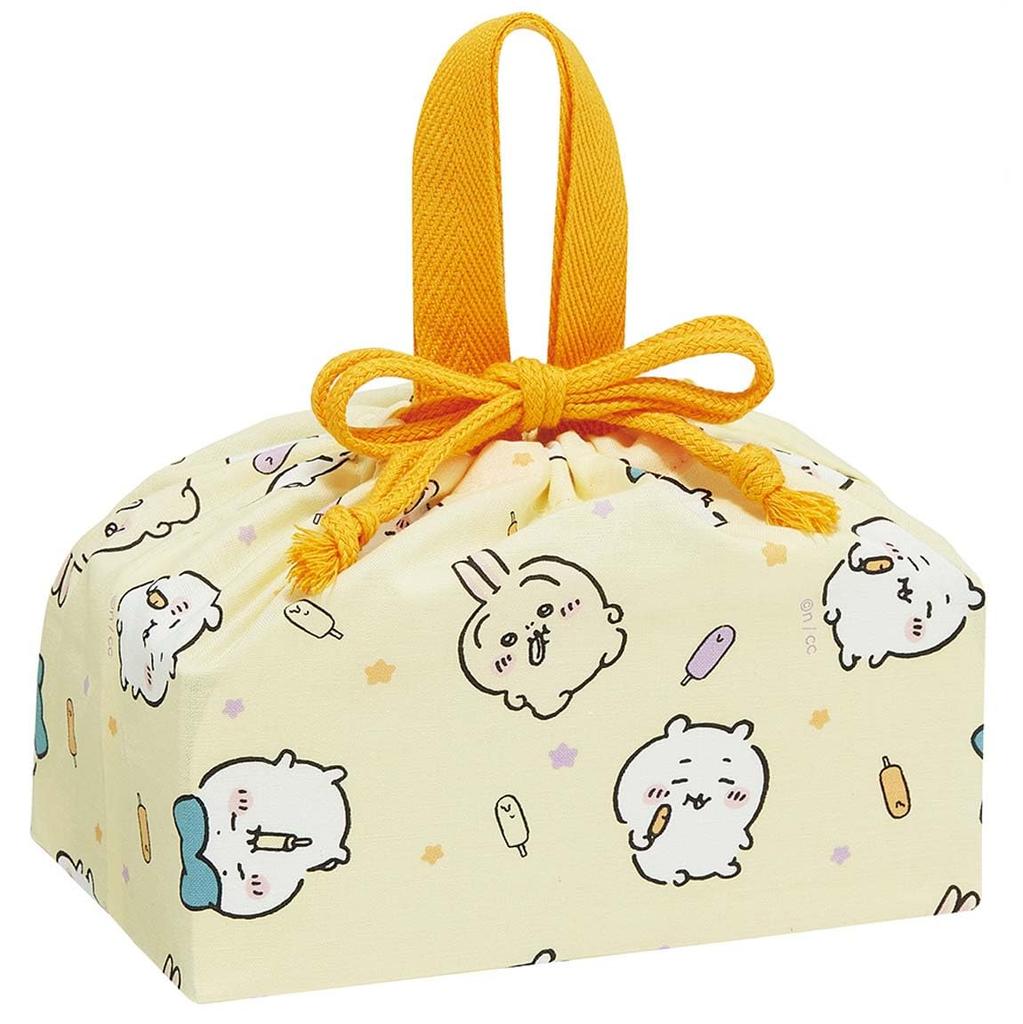 Skater Children's Lunch Box Drawstring Bag, Chiikawa, Made In Japan, KB7-A