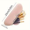 1Pc Portable Dustproof Makeup Organizer, Silicone Cosmetic Organizer Bag, Dustproof Makeup Brush Carrying Case