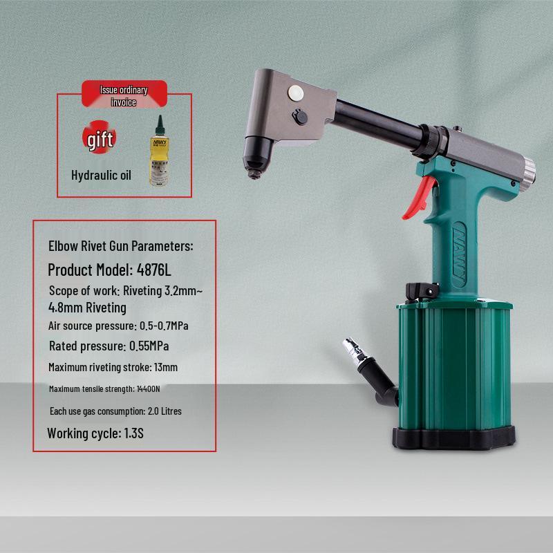 Naiwei High-Force Pneumatic Rivet Gun for Stainless Steel Rivets