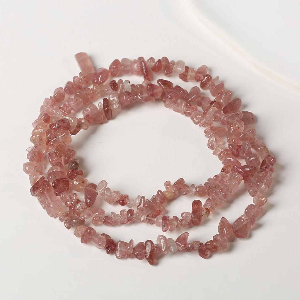 80cm Natürliche Amethyst Splitterkette - Poliert, Unregelmäßige Streifen für DIY Schmuck & Armbänder