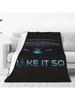 Star Trek A Nova Geração Faça Acontecer Nave Estelar Enterprise Cobertores de Lã Coral Plush Cobertores Para Sofá