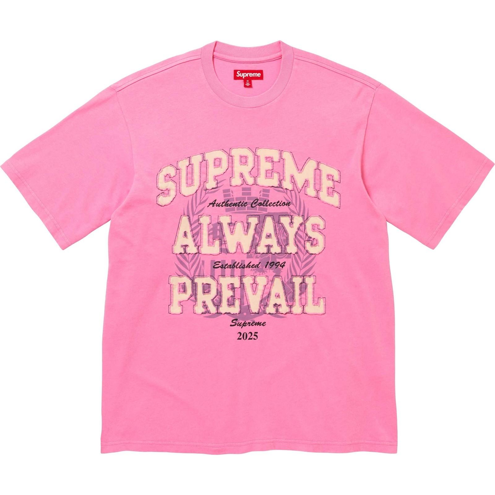 Supreme Always Prevail S/S Top Pink L