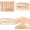 Caisse De Rangement - CREATIVE DECO - Bois Naturel - 40 X 30 X 15 Cm