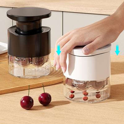Denocciolatore per Ciliegie a 7 Fori Ergonomico Rimuovi Noccioli di Frutta per Ciliegie Datteri Silenzioso Rimuovi Semi di Ciliegie per Fare Marmellata Piatti di Ciliegie