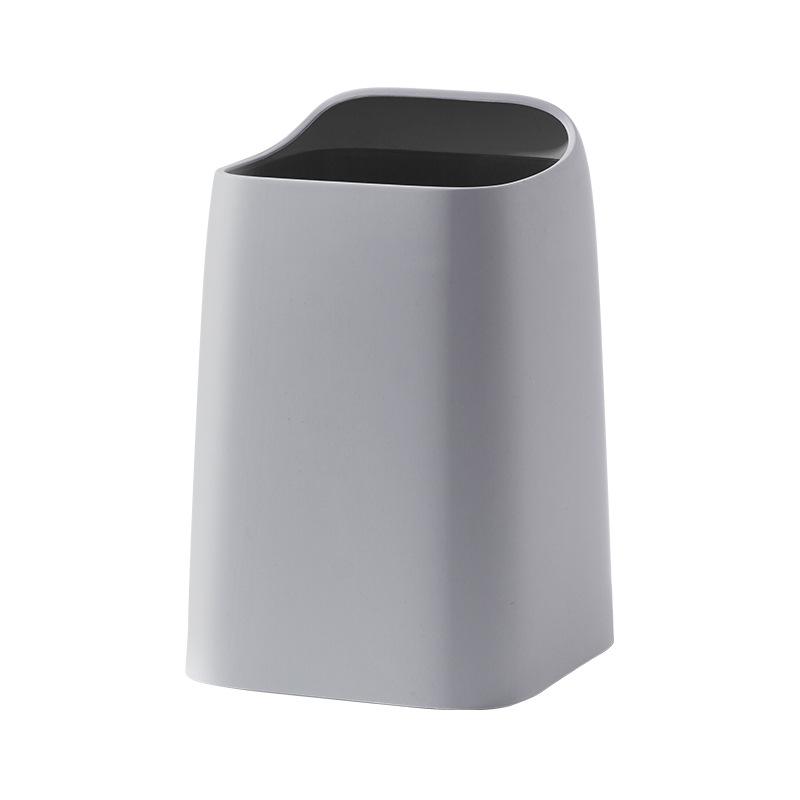 Double Layer Household Trash Bin for Living Room Bedroom Kitchen Bathroom Large Capacity Stylish No Cover