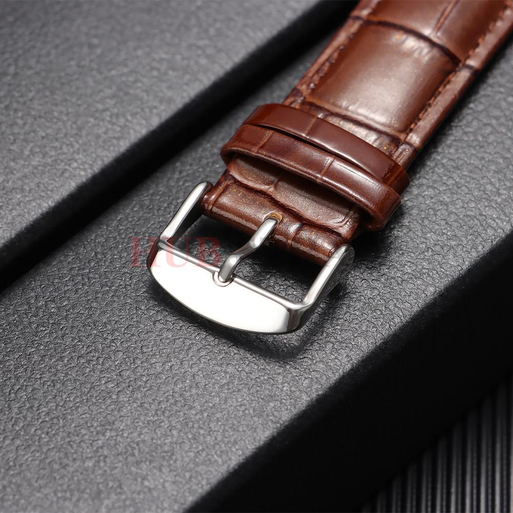 Universal Replacement Cowhide Watch Strap Leather Watchband for Seiko for Men Women 12mm 14mm 16mm 18mm 20mm 22mm 21mm Watchband