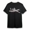 Women's Plus Size T-Shirt Stealth Fighter Jet With Silver Accent Graphic Tee