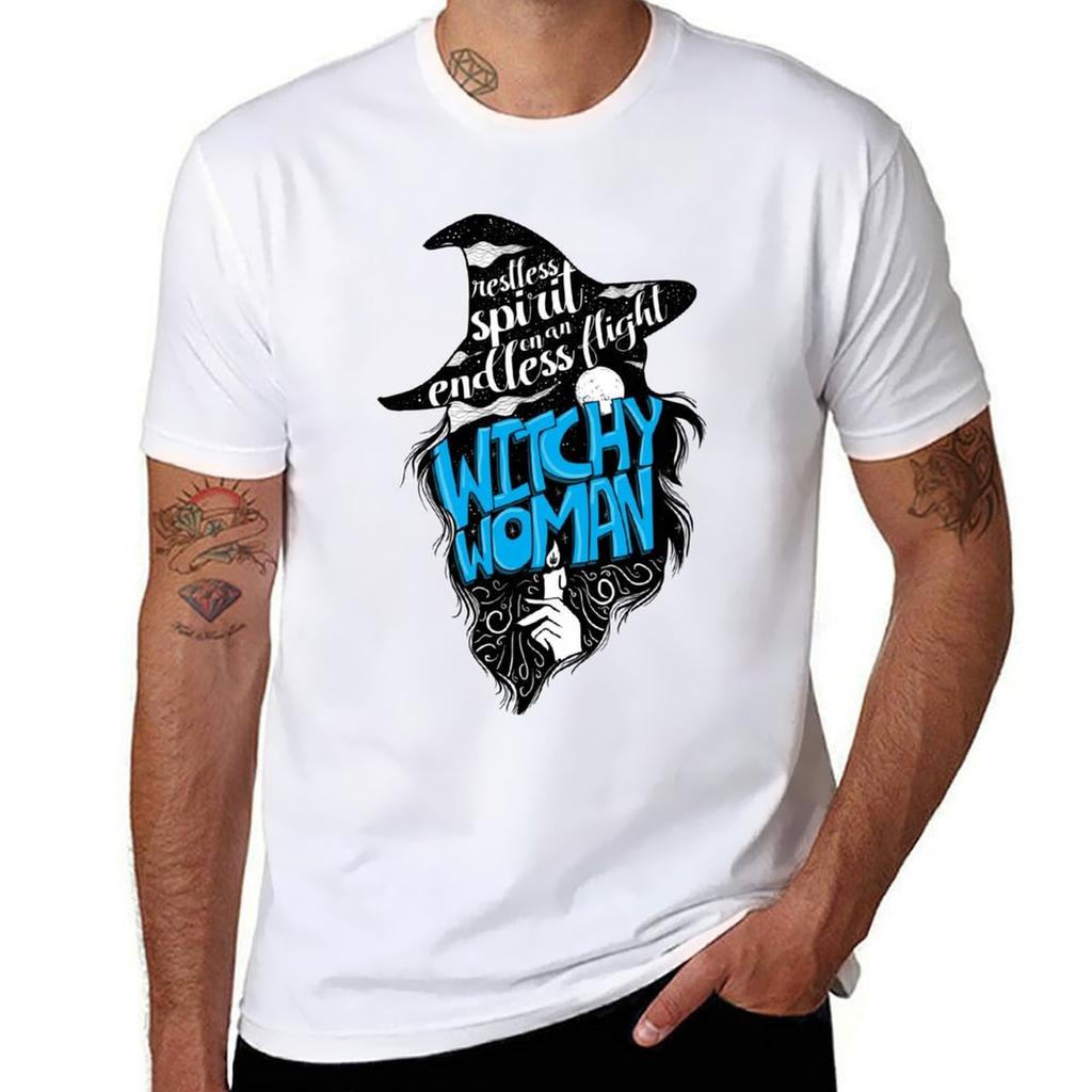Witchy Women TShirt Worker Basic Short Sleeve Tee