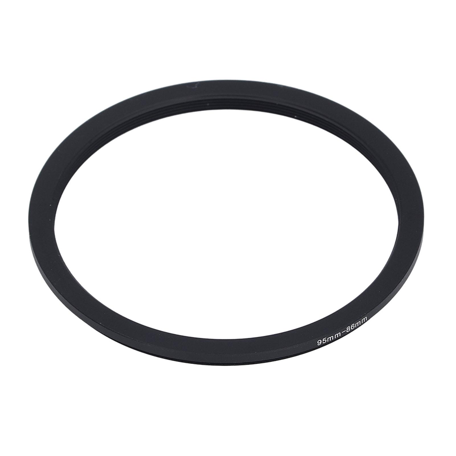 

Filter Adapter Ring 95mm to 86mm Aluminum Alloy Threaded Lens Filter Adapter Ring for Camera