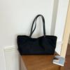 Große Kapazität Tote Bag für Damen Minimalistische Schulterhandtasche Einkaufs-Pendler-Tasche