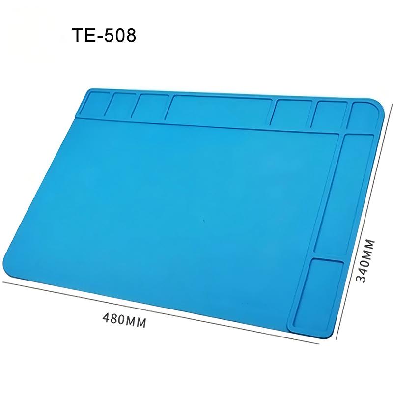 S-160 ESD Silicone Soldering Mat Magnetic Heat Insulation Working Platform Pad PC Phone Maintenance Parts Convenient Placement