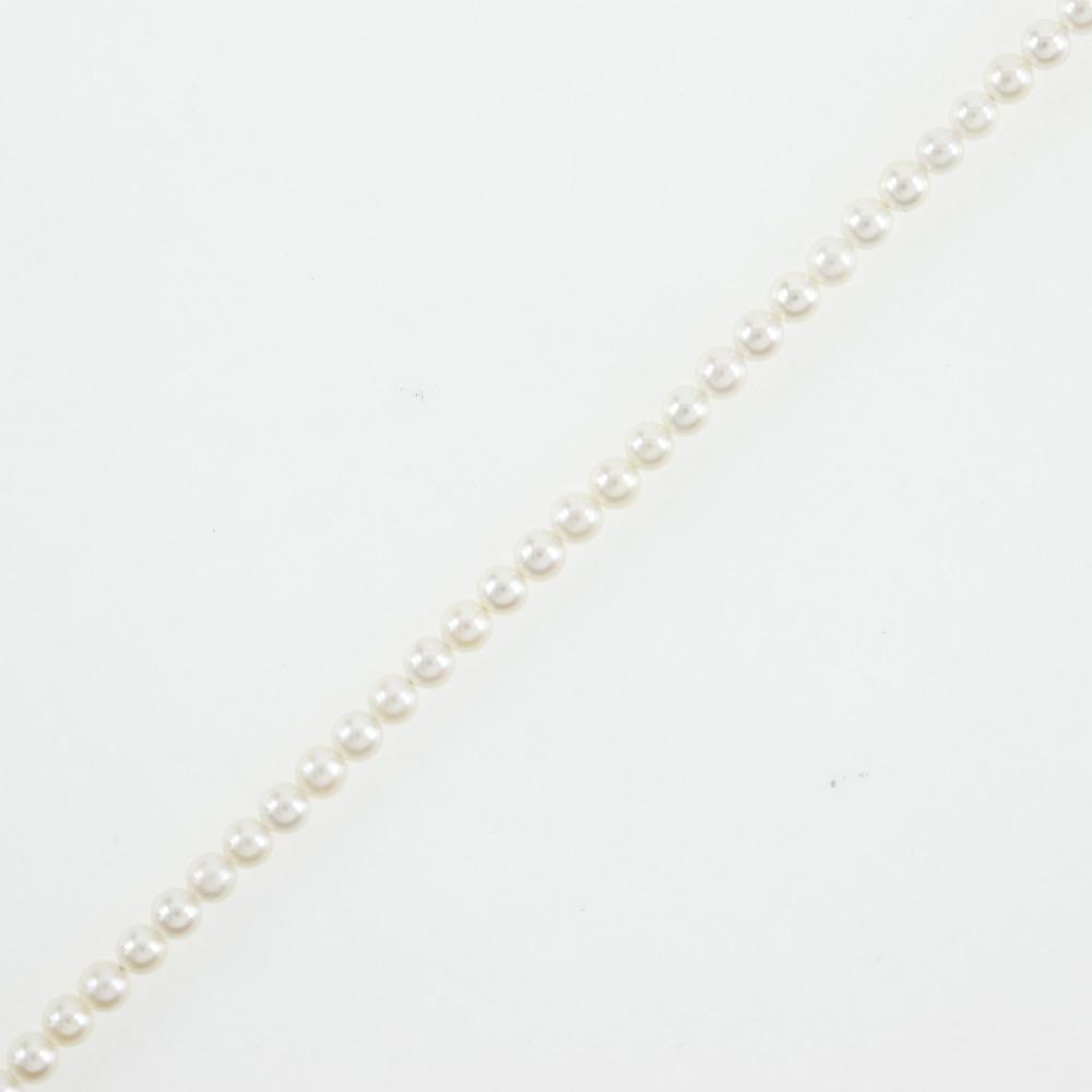 Baby-Perlenkette K18 Gelbgold/Perle 7g Damen Gebraucht