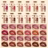 12 Farben Matte Lip Liner Set Highlights Die Farbe ist nicht leicht zu verwischen Dauerhafte Antihaft-Tasse Gold Tube Wasserdichtes Matte Lip Liner Damen-Make-up