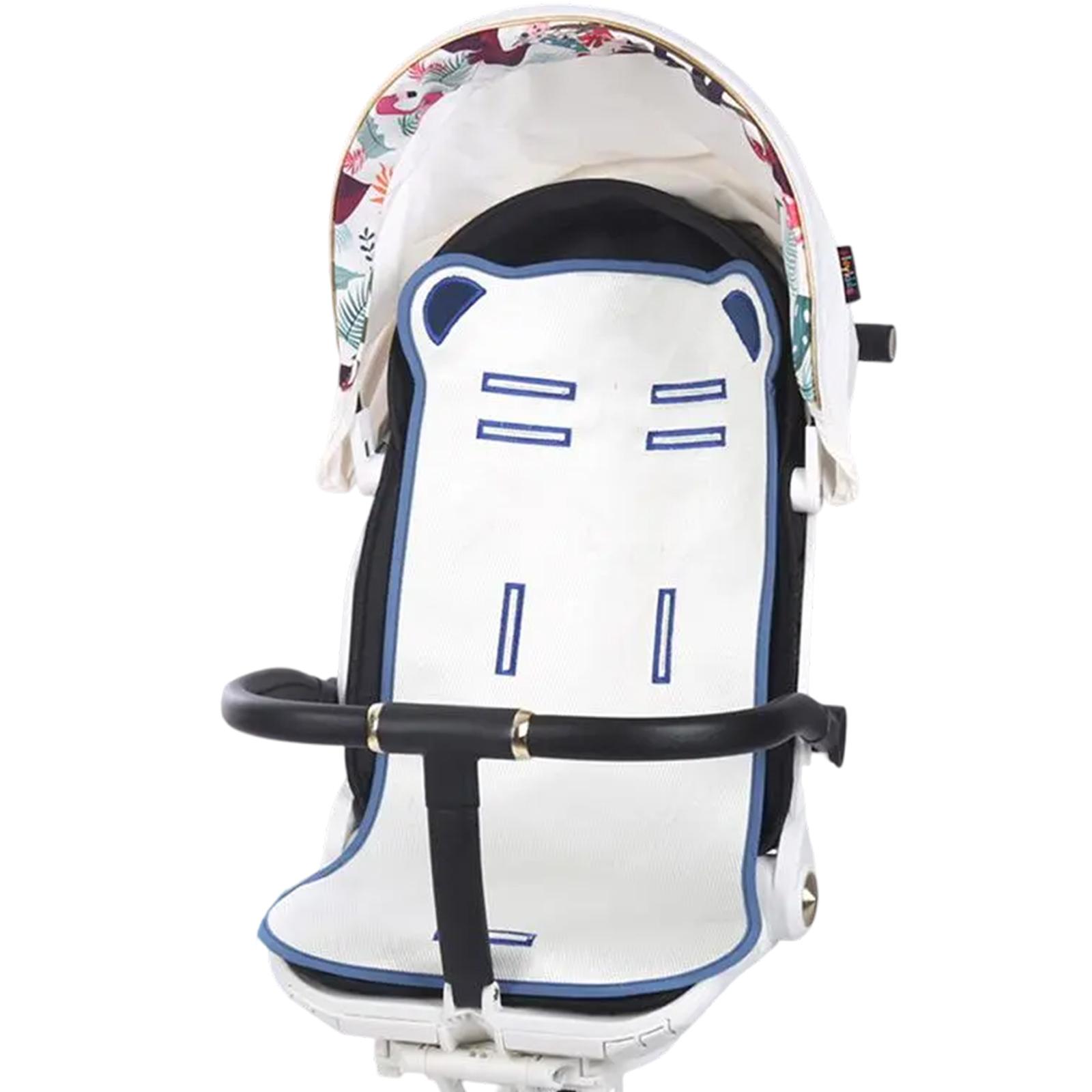 

Многофункциональный вкладыш для детского автокресла, охлаждающий коврик из ледяного шелка с дышащей тканью для колясок и высоких стульчиков 1